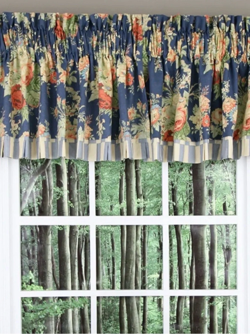 Waverly Sanctuary Rose Valance - Single